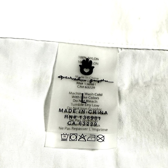 NWT Spiritual Gangster Bridget Crop 2-Way Jacket Vest White Women Large - Picture 8 of 9